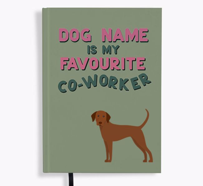 Favourite Co-Worker: Personalised {breedFullName} Notebook